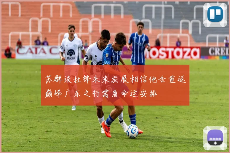 苏群谈杜锋未来发展相信他会重返巅峰广东之行需看命运安排
